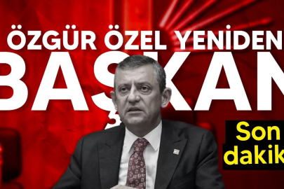 SON DAKİKA | CHP’DE TEK ADAY TEK ZAFER: ÖZGÜR ÖZEL YENİDEN GENEL BAŞKAN!