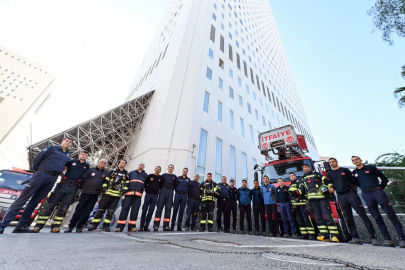 Mersin'de 'Yangın ve Kurtarma Tatbikatı' gerçekleştirildi