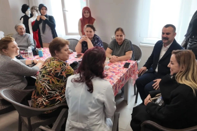 Başkan Martin’den kadınlara destek ziyareti