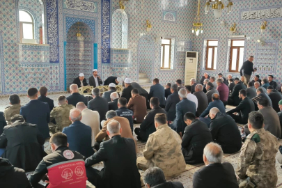 Mardin'de Pençe Kilit gazisinden şehit silah arkadaşlarına mevlit