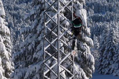 Beyaza cennet Uludağ'da enerji mesaisi