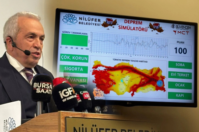 Nilüfer Belediyesi Simülasyon Merkezi yeniden devrede... Başkan Özdemir: Deprem ihmalden de yıkıcıdır