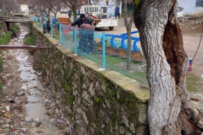 Manisa'da tehlike arz eden dereler güvenli hale getiriliyor