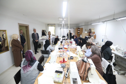 Bursa İnegöl'de Başkan Taban’dan İnesmek kursiyerlerine ziyaret