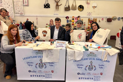 Kütahya'da Başkan Kahveci’den yöresel değerlere destek