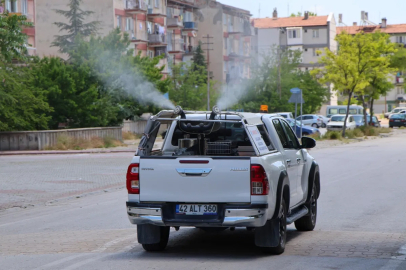Konya Selçuklu'da ilaçlama çalışmaları sürüyor